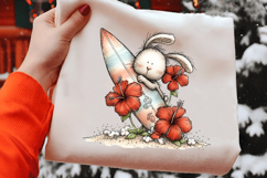 Sunset Surf Bunny Clipart Product Image 2