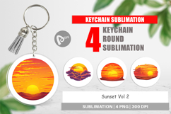 Keychain Sunset Product Image 1