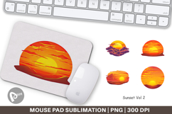 Mouse Pad Sunset Product Image 1