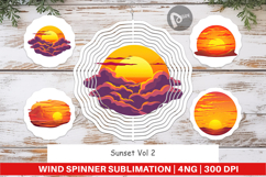 Wind Spinner Sunset Product Image 1