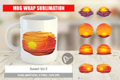 Mug Wrap Sunset Product Image 1