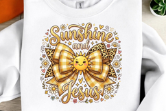 Sunshine and Jesus Coquette Bow Summer Product Image 1