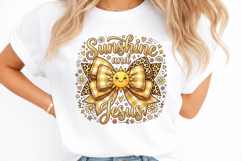 Sunshine and Jesus Coquette Bow Summer Product Image 2