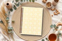 Sunshine yellow daisy seamless patterns png Honey flowers Product Image 4