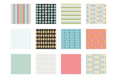 Sunshine Florals Digital Paper, Vector Patterns Product Image 3