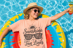 Sunshine Good Times &amp; Tan Lines SVG Product Image 1