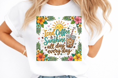 Sunshine &amp; Iced Coffee PNG, Iced Coffee Product Image 2
