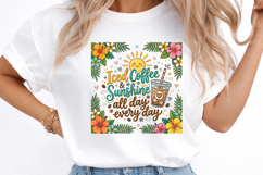 Sunshine &amp; Iced Coffee PNG, Iced Coffee Product Image 3