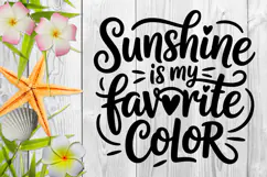Sunshine Is My Favorite Color SVG File | Summer SVG | Beach Product Image 3