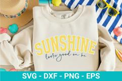 Retro Summer SVG Design - Sunshine Looks Good On Be Product Image 5