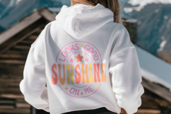 Retro Summer Sunshine Varsity SVG Design Product Image 2