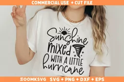 Sunshine and Hurricane SVG, Sassy SVG, Sassy Shirt SVG Product Image 2