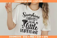 Sunshine and Hurricane SVG, Sassy SVG, Sassy Shirt SVG Product Image 2