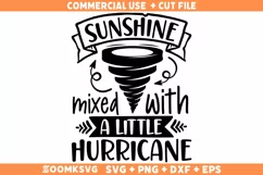 Sunshine and Hurricane SVG, Sassy SVG, Sassy Shirt SVG Product Image 2