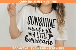 Sunshine and Hurricane SVG, Sassy SVG, Sassy Shirt SVG Product Image 1