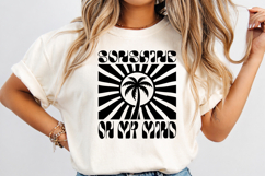 Sunshine On My Mind Summer PNG, Trendy quote summer Product Image 2