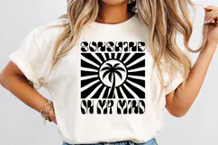 Sunshine On My Mind Summer PNG, Trendy quote summer Product Image 2