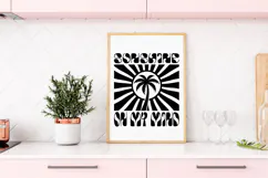 Sunshine On My Mind Summer PNG, Trendy quote summer Product Image 3