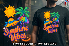 Sunshine Vibes PNG Design