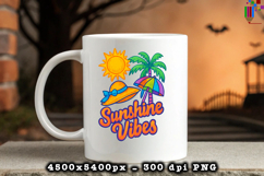 Sunshine Vibes PNG Design