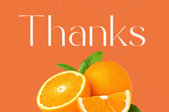 Sunveil Orange - Modern Display Sans Serif Font Product Image 20