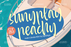 Sunyplay Peachy - Modern Handwritten Font Product Image 1
