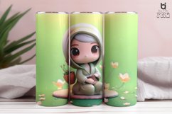 Super Cute Hijab Girl 3D Tumbler Sublimation Bundle Product Image 11