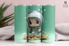 Super Cute Hijab Girl 3D Tumbler Sublimation Bundle Product Image 13