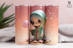 Super Cute Hijab Girl 3D Tumbler Sublimation Bundle Product Image 15