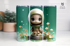 Super Cute Hijab Girl 3D Tumbler Sublimation Bundle Product Image 4