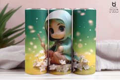 Super Cute Hijab Girl 3D Tumbler Sublimation Bundle Product Image 5