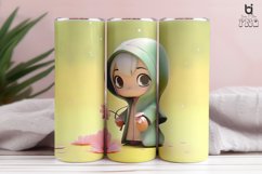 Super Cute Hijab Girl 3D Tumbler Sublimation Bundle Product Image 9