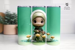 Super Cute Hijab Girl 3D Tumbler Sublimation Bundle Product Image 10