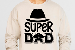 super dad SVG, Father&#039;s Day SVG Product Image 1