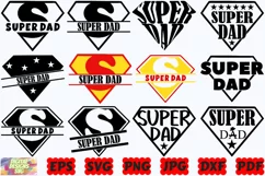 Super Dad SVG | Dad SVG | Father SVG | Father's Day SVG |PNG Product Image 2