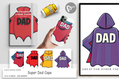 Digital Paper Super Dad Product Image 1