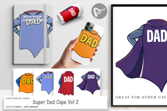 Digital Paper Super Dad Product Image 1