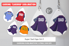 Earring Super Dad Product Image 1