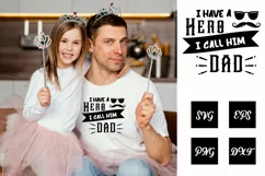Super Dad Hero Svg file for tshirt, mug
