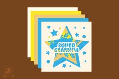 Super Grandpa 3D Layered Papercut SVG Product Image 3