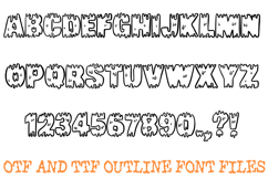 Super Melting Alphabet Font Letters Hand Drawn ABC OTF TTF Product Image 2