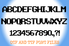 Super Retro Computer Alphabet Lettering ABC Text Font OTF Product Image 2