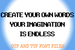 Super Retro Computer Alphabet Lettering ABC Text Font OTF Product Image 3