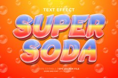 Super Soda Bubble 3d Editable Text Effect Product Image 1