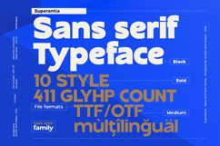 Superantia - Sans serif font family Product Image 2