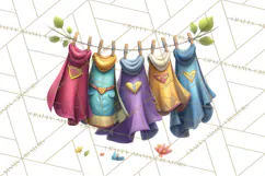 Superhero Animal Clipart Cartoon PNG Cute Sidekicks Product Image 2