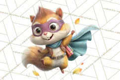 Superhero Animal Clipart Cartoon PNG Cute Sidekicks Product Image 3