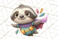 Superhero Animal Clipart Cartoon PNG Cute Sidekicks Product Image 5