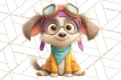 Superhero Animal Clipart Cartoon PNG Cute Sidekicks Product Image 4