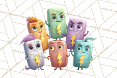 Superhero Animal Clipart Cartoon PNG Cute Sidekicks Product Image 5